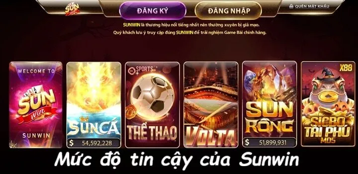 Độ tin cậy cao đã được khẳng định của Sunwin